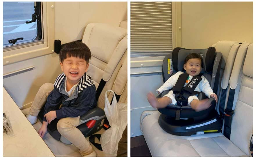 Japanese gas station with fuel pumps