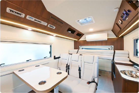 Campervan interior