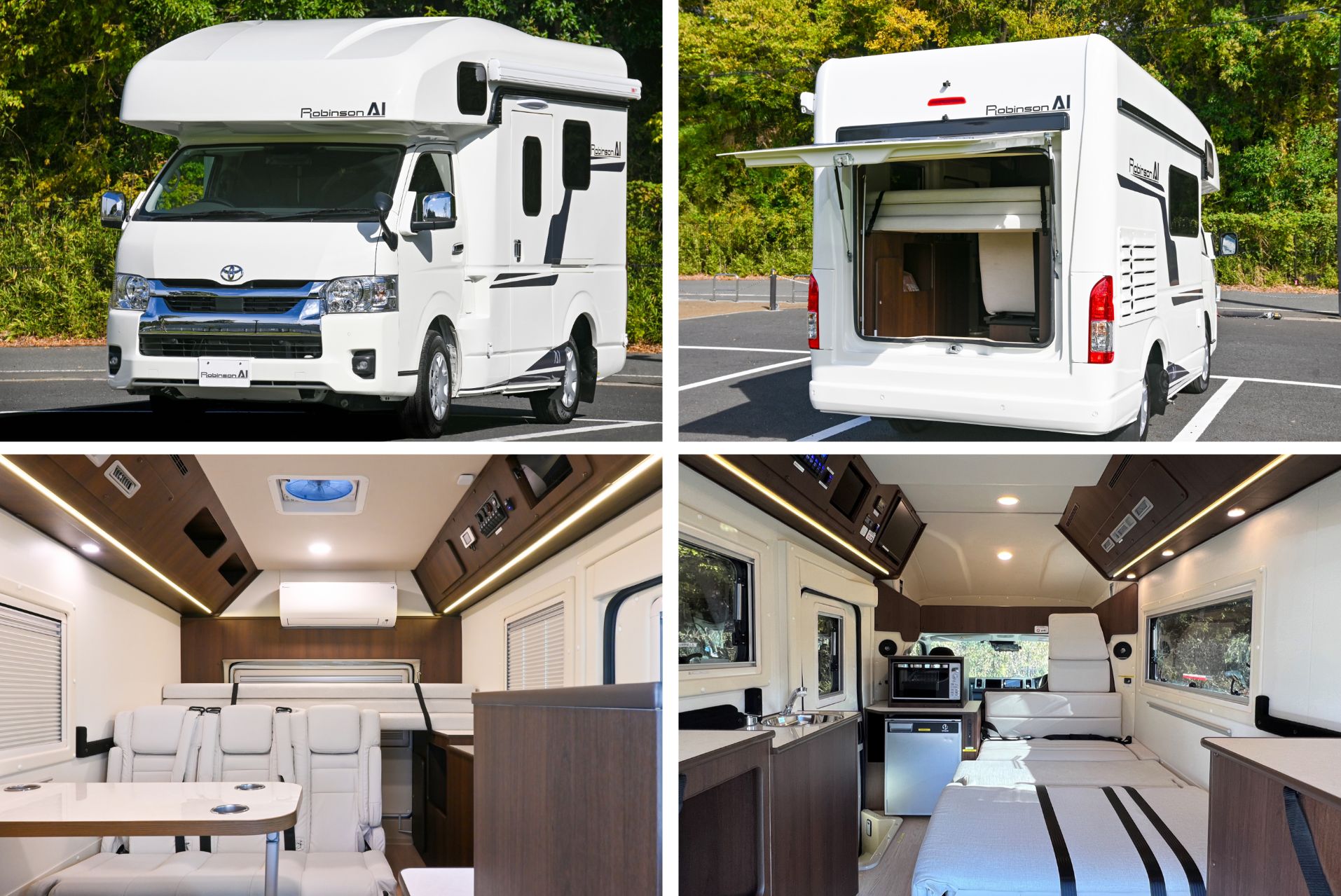 スライドドア＆大型リアゲートを搭載 スマートホーム化にも対応したキャンピングカー「ロビンソンAI」 業界最大手の販売店RVランドで受注販売を開始 –  キャンピングカー株式会社 公式企業サイト