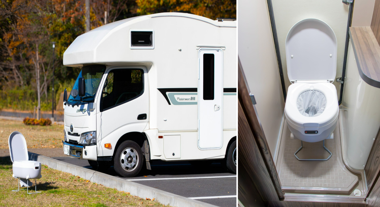 防災の日 備蓄にも最適 水を使わないトイレ ラップポン・サニーが outdoor119 でポイント10倍 車中泊やキャンプに加えて災害時も 1台あると安心 JAPANCRC